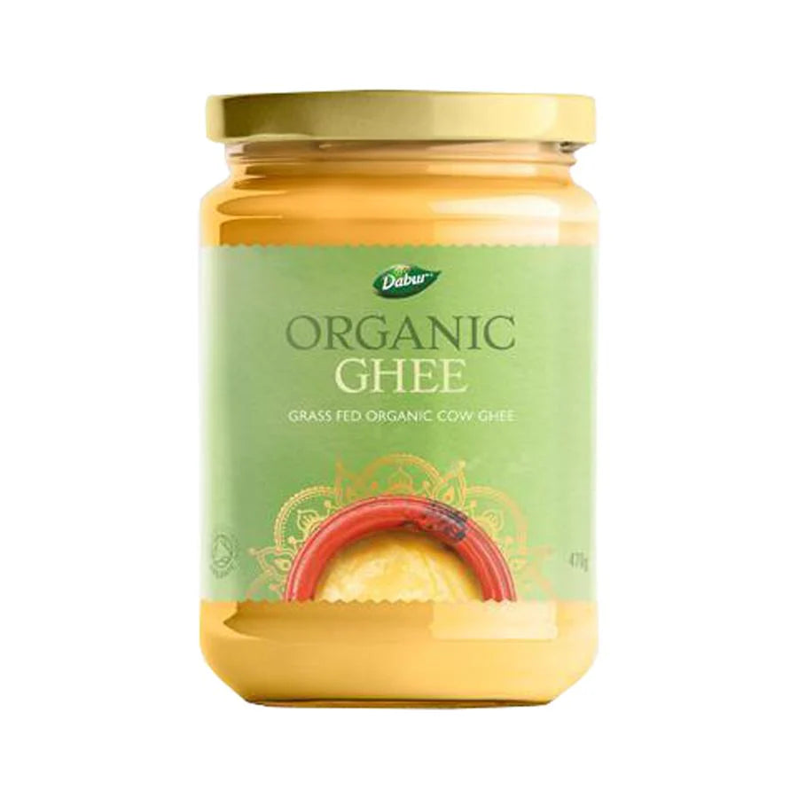 Dabur Organic Ghee 470g Indian cooking ghee available from Dhaara Foods UK